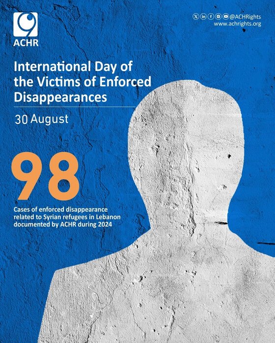 ACHR International Day of the Victims of Enforced Disappearances poster